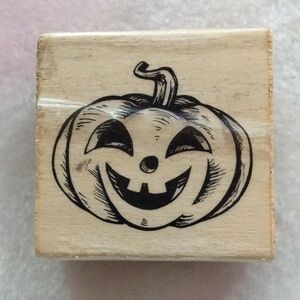 Halloween Pumpkin Stamp